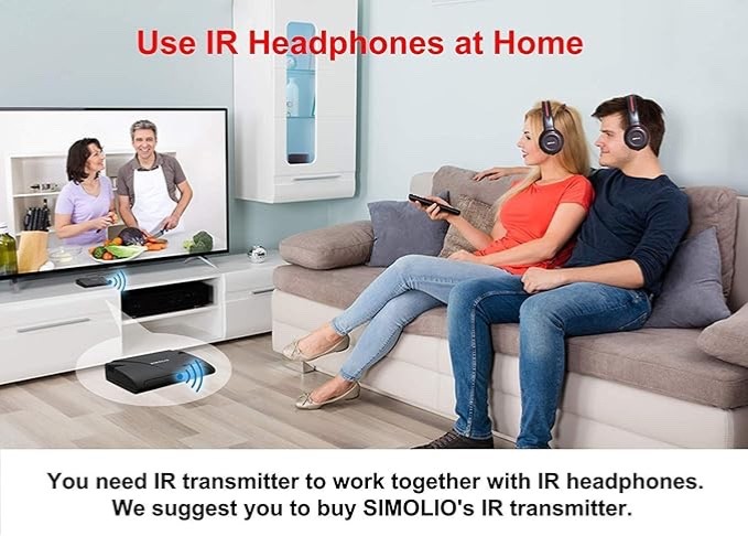 Kids Two-Channel IR Wireless Headphones Over-Ear Stereo Honda Odyssey Rear.w/bag