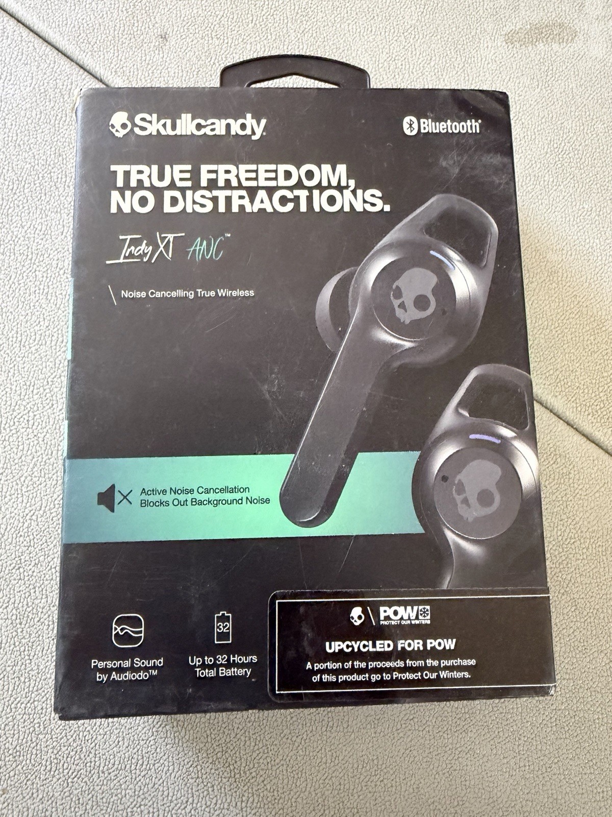 Skullcandy Indy ANC – Active Noise Canceling Wireless Earbuds (True Black)
