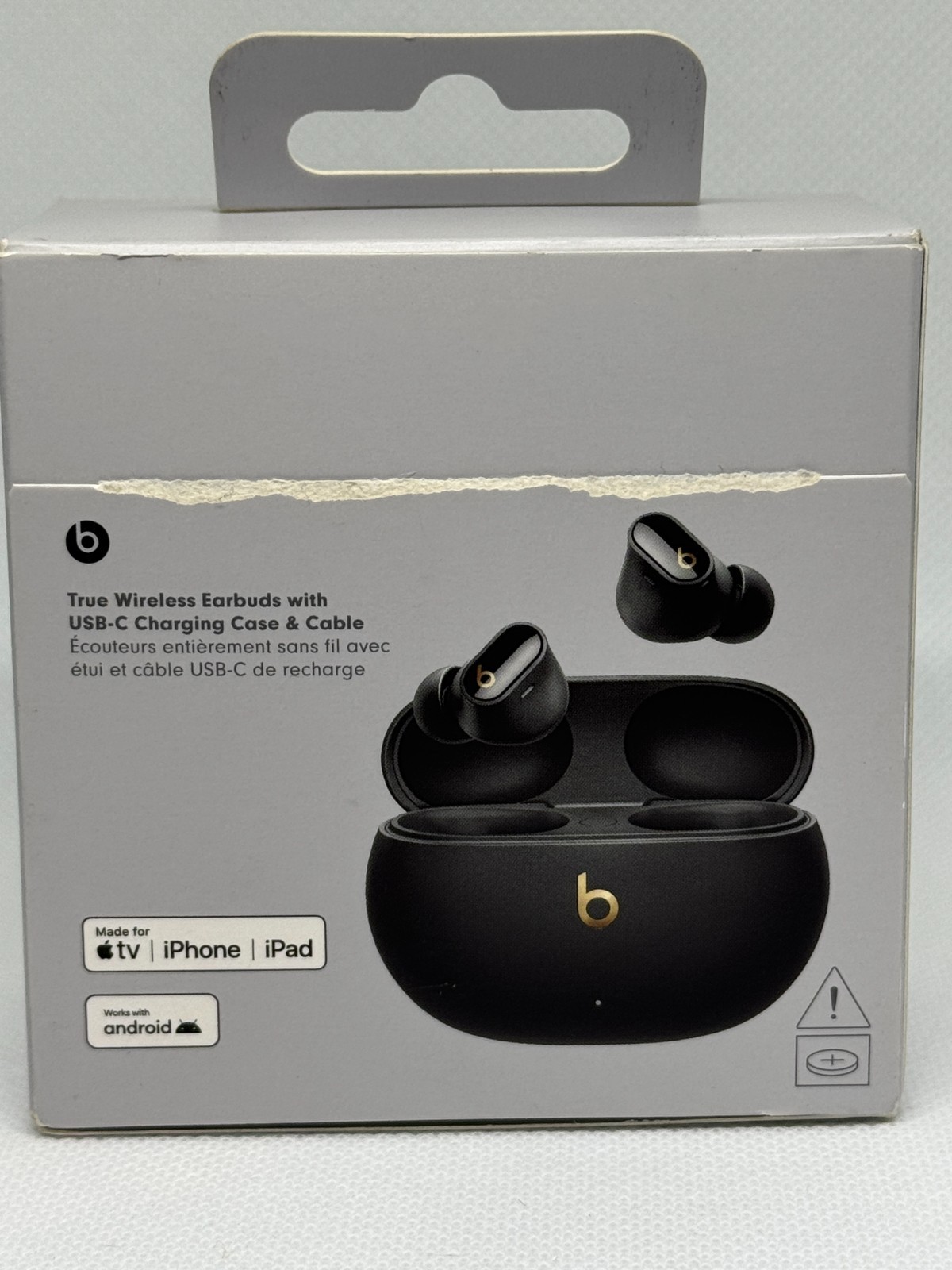 Beats Studio Buds Plus Black / Gold AUTHENTIC WORKS PERFECTLY MQLH3LL/A Buds+