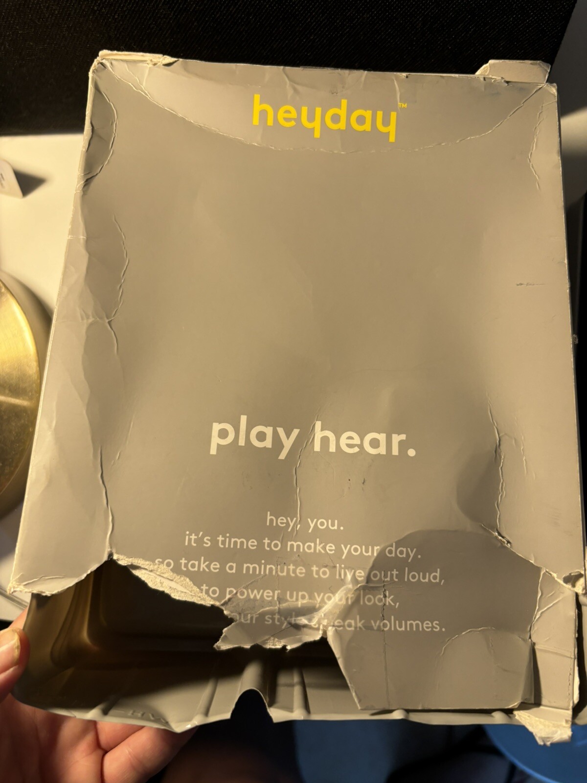 Heyday Wired On-Ear Padded Headphones Built In Microphone Open Box