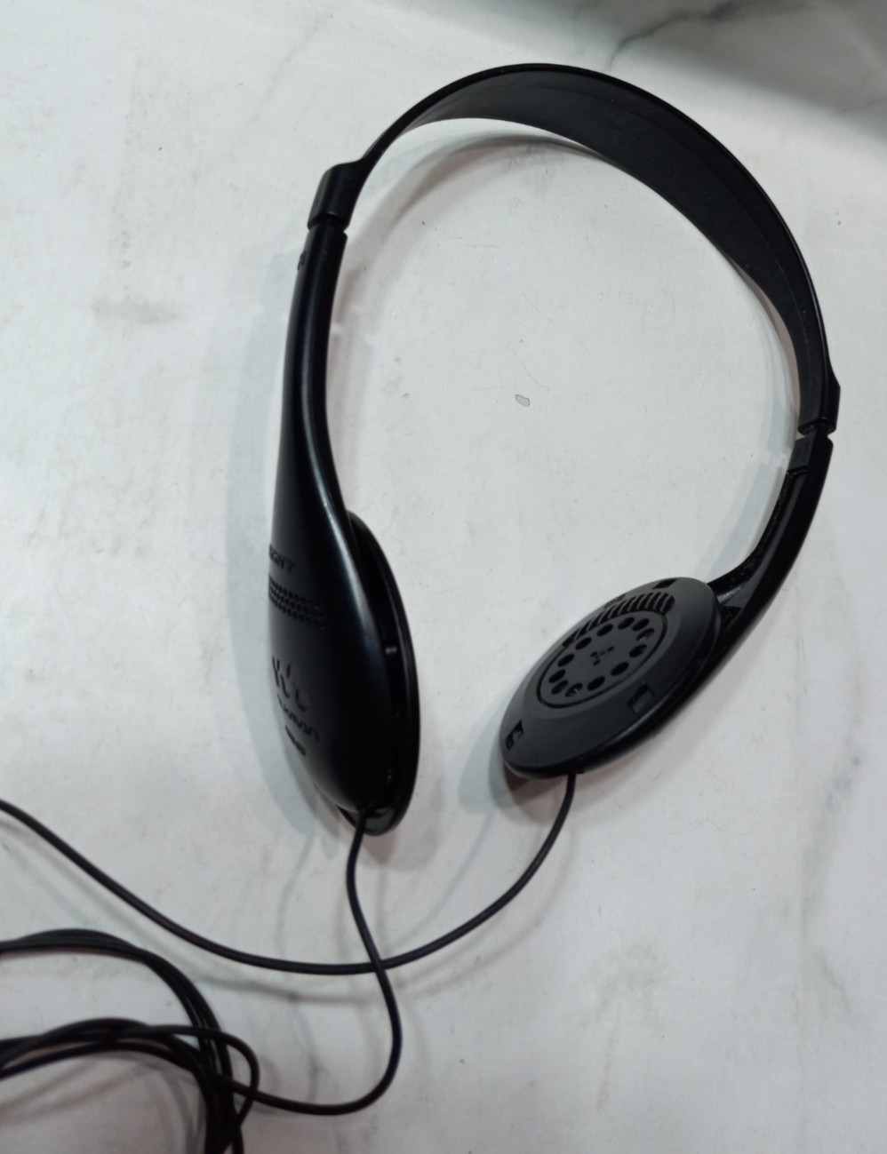 SONY MDR-027 Headband Headphones NO Ear Foams Tested Works