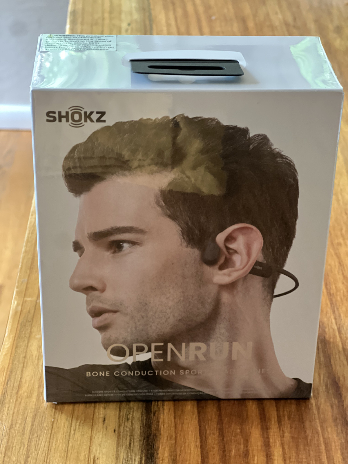 Shokz OpenRun Wireless Bone Conduction Headphones – Black (S803BK)