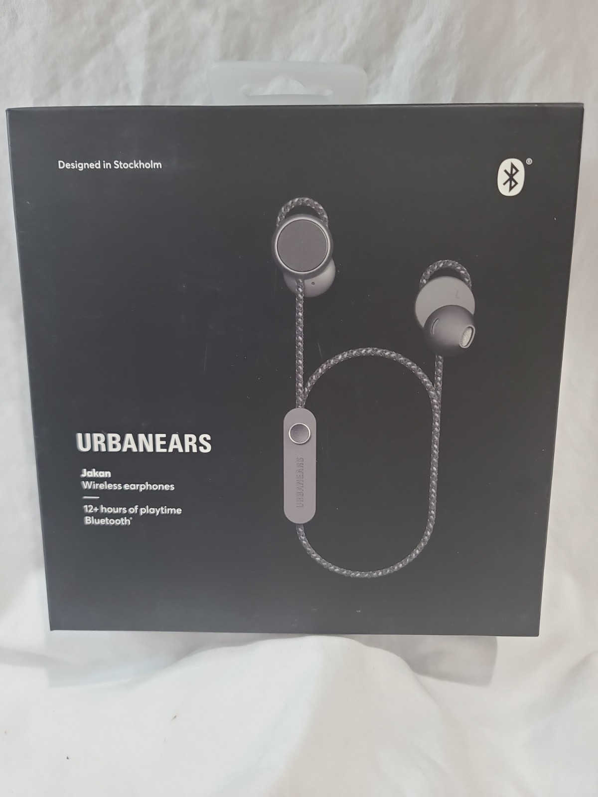 Urbanears Jakan BT Wireless Earphones/Earbuds Magnetic Bluetooth Set Charcoal Bl