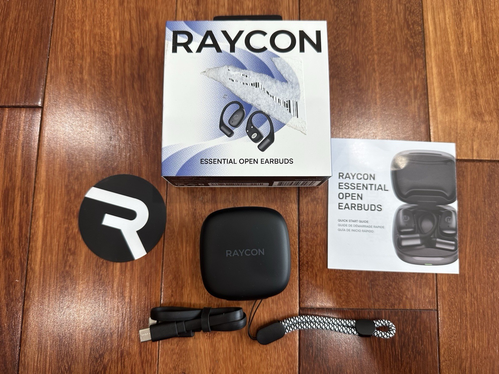 Raycon Essential Open Earbuds – True Wireless Earbuds Bluetooth Black