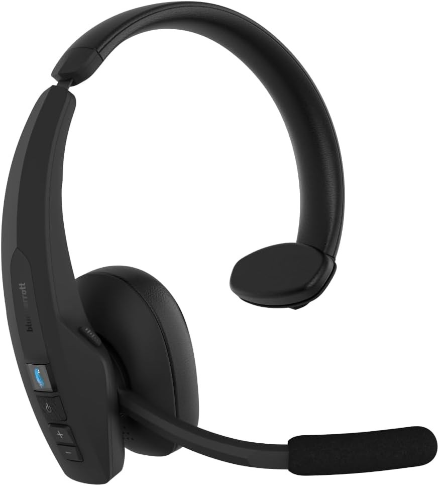 Pro B450 Mono Bluetooth Wireless Headphone 98% Noise Cancellation over Head Truc