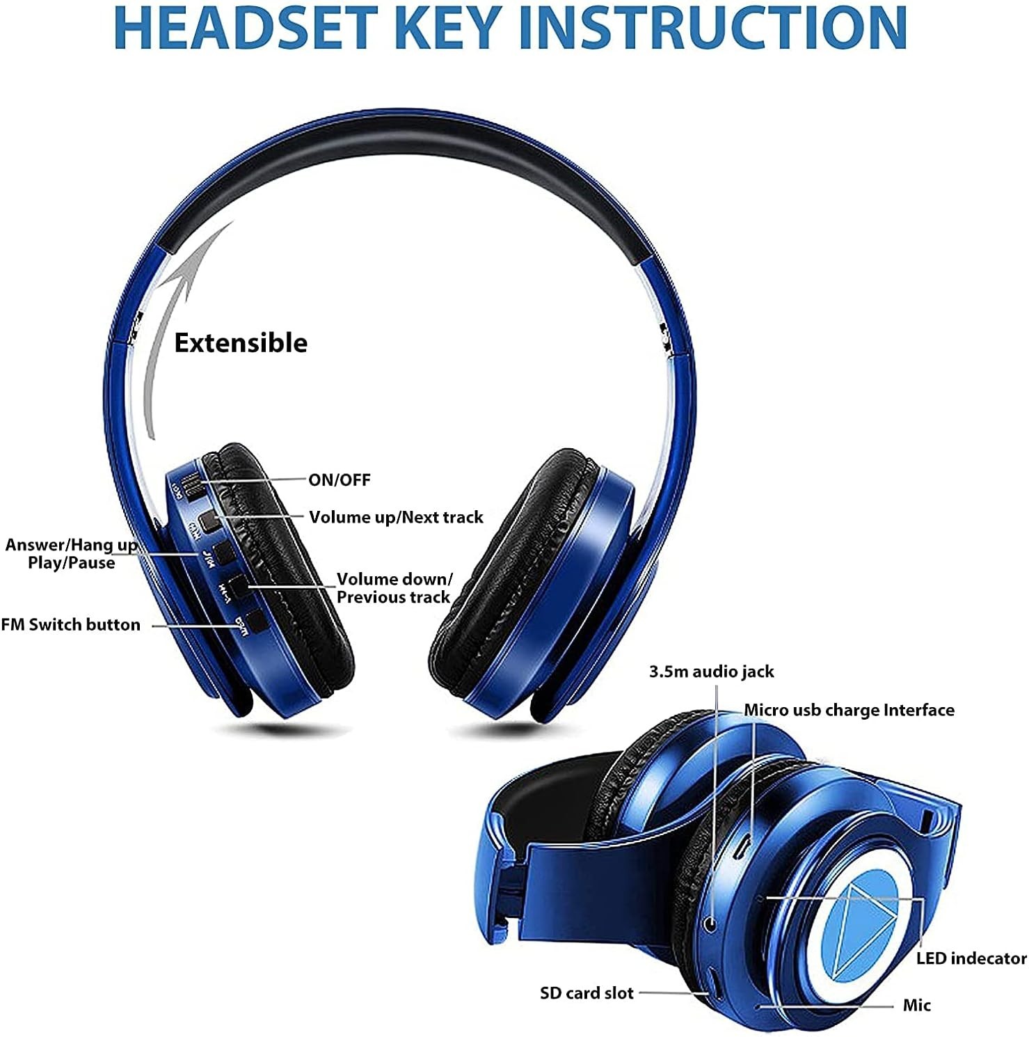 Nakano Miku Bluetooth Headphones,Miku Headphones,The Quintessential | Quintuplet
