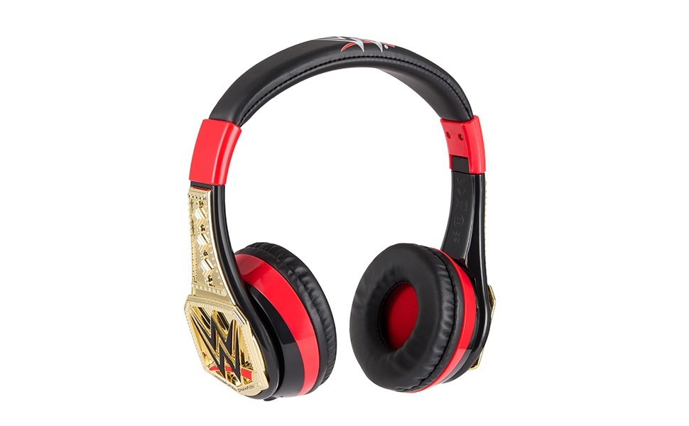 eKids WWE Bluetooth Headphones for Kids, Includes Aux Cord