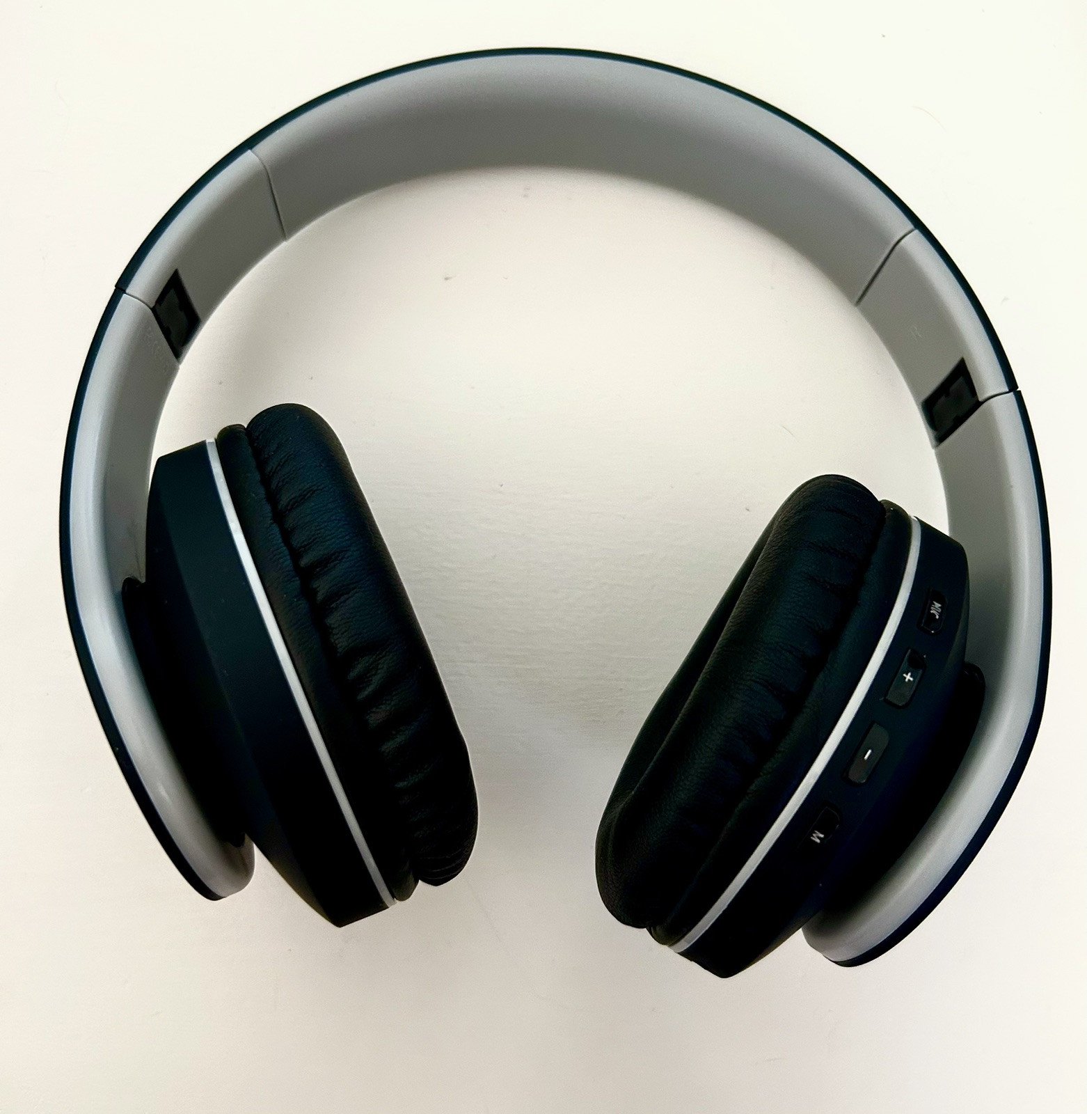 Zihnic WH-816 Black Gray Foldable Wireless Bluetooth Over The Ear Headphones