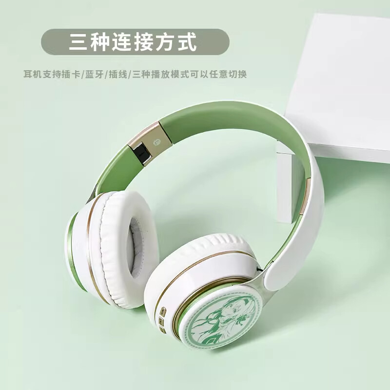 Honkai: Star Rail Firefly Voice Prompts Bluetooth Headphone ‌SD Card Slot ‌2025