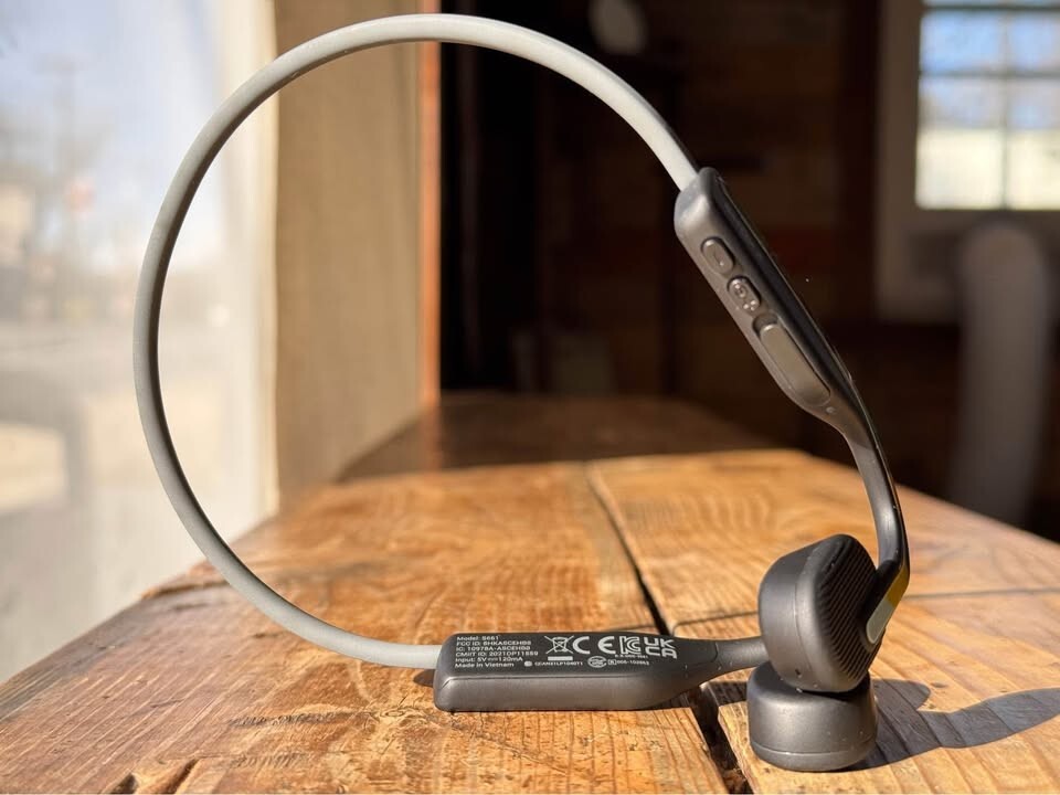 NICE Shokz OpenMove Bone Conduction Open Ear Headphones – Grey (Model S661)