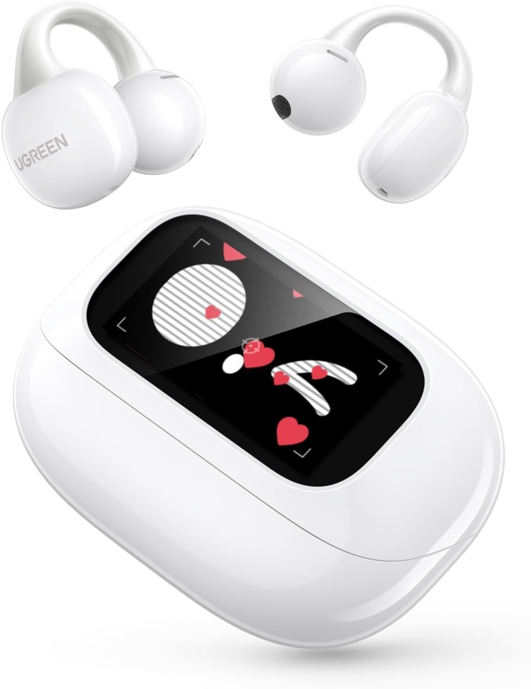 Clip-on Earbuds Magnetic Open Ear Buds S6 Bluetooth, 12mm Drivers, DNN, 30+ HR