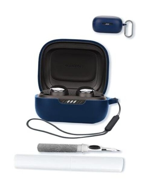 Case for JBL Live Pro 2 – True Wireless Noise Cancelling Earbuds,Soft Blue