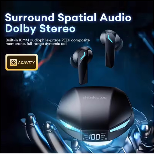 New XT53 Wireless Upgrade Bluetooth 5.4 Earphones LED Digital Display Waterproo
