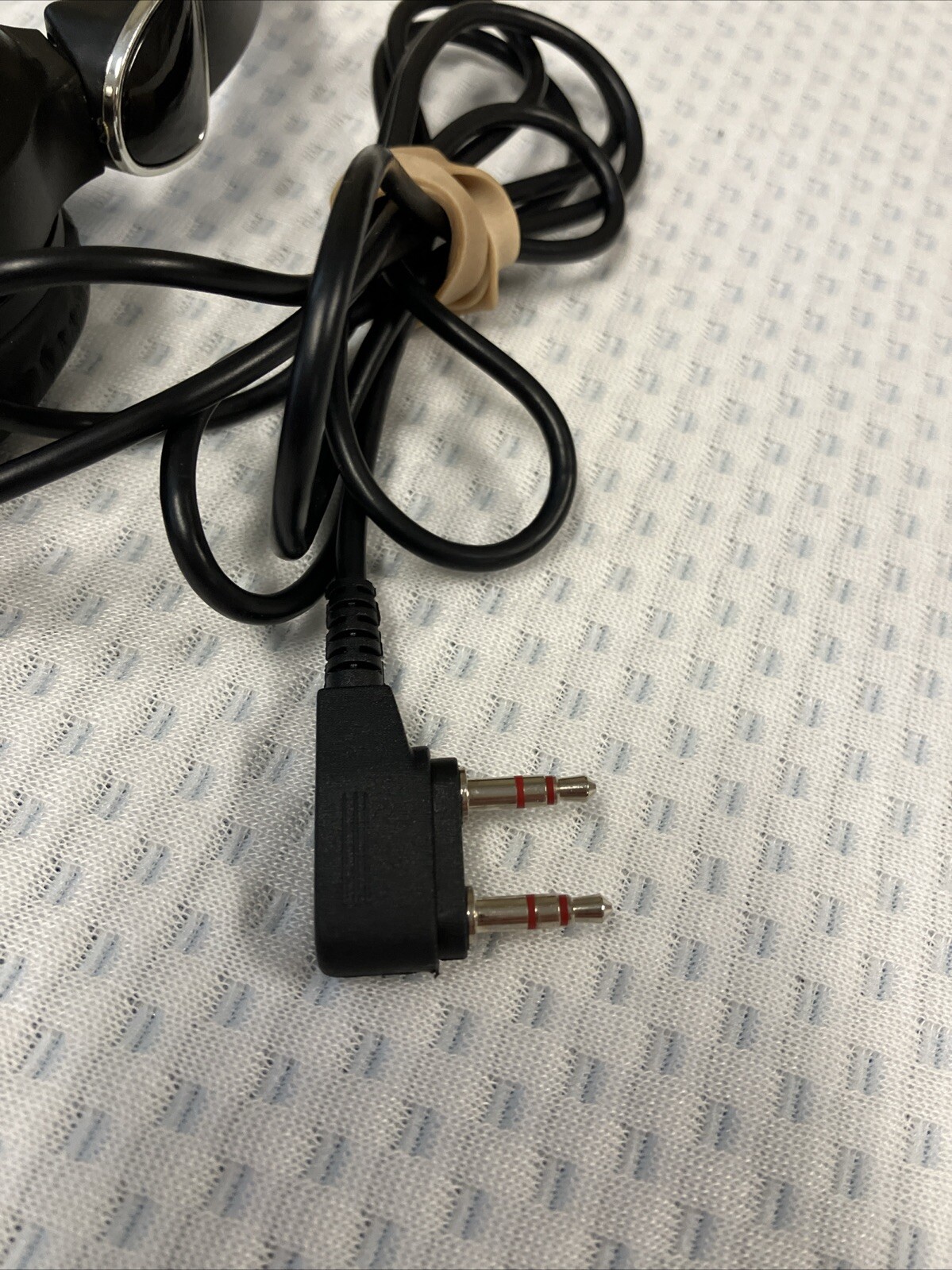 Headphones Delta Airlines LSTN In Flight fly movie woodgrain clean 2 Prong EUC