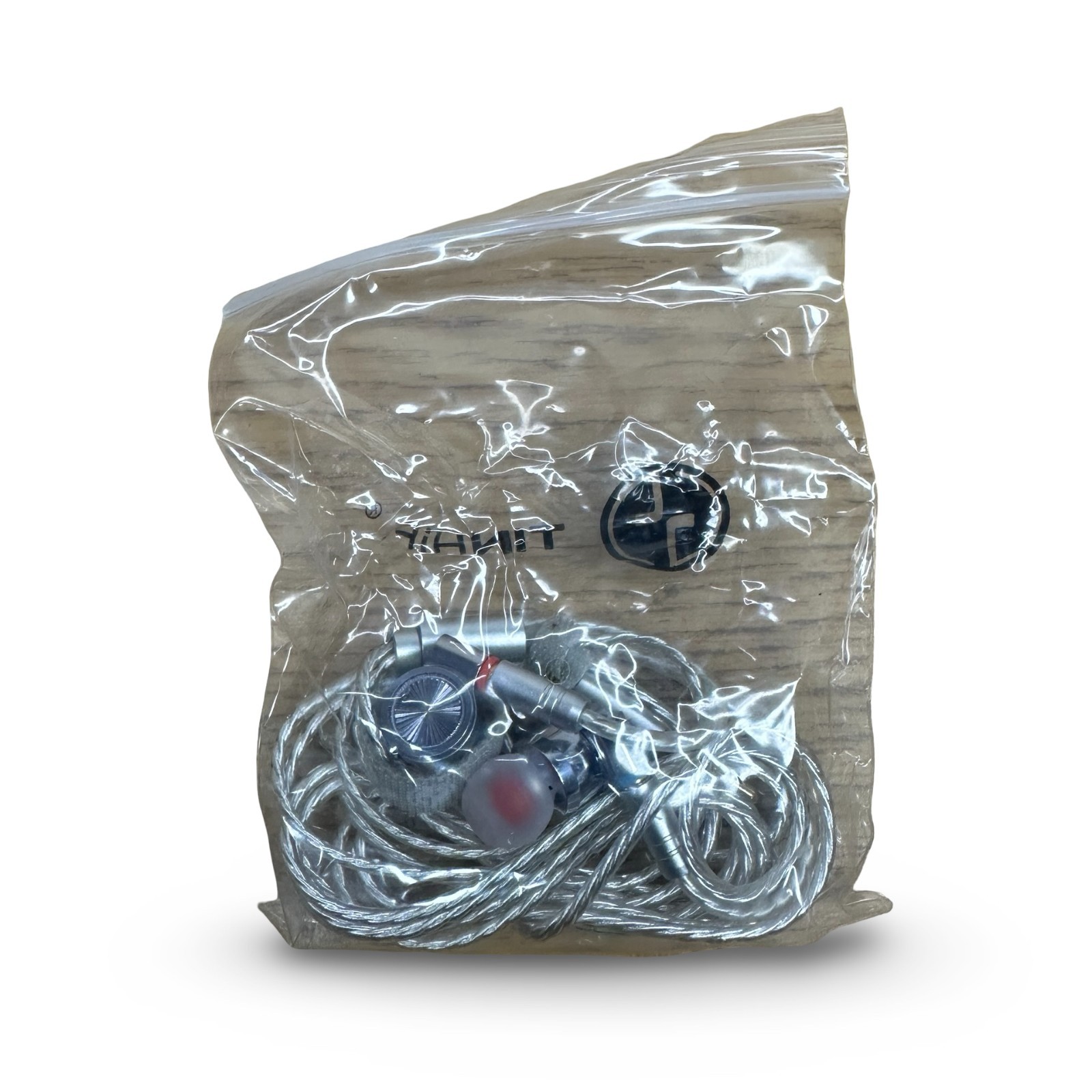 Linsoul Tin HiFi T4 In Ear Monitor Earphones MMCX Silver Cable Open Box