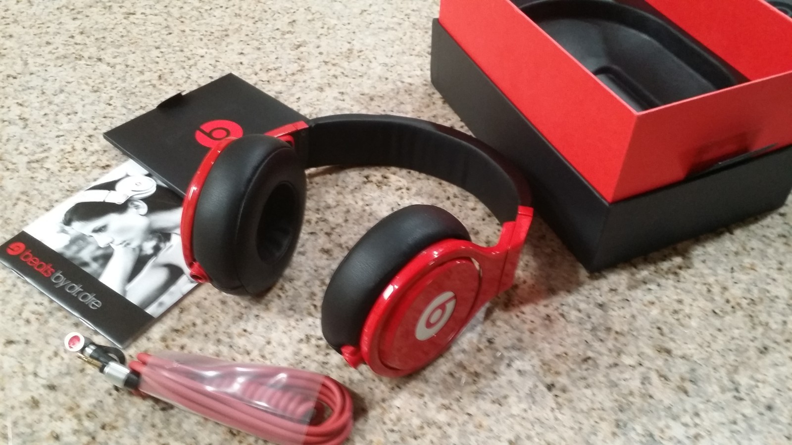Beats by Dr. Dre Pro Beats Over the Ear Headphones Red edition