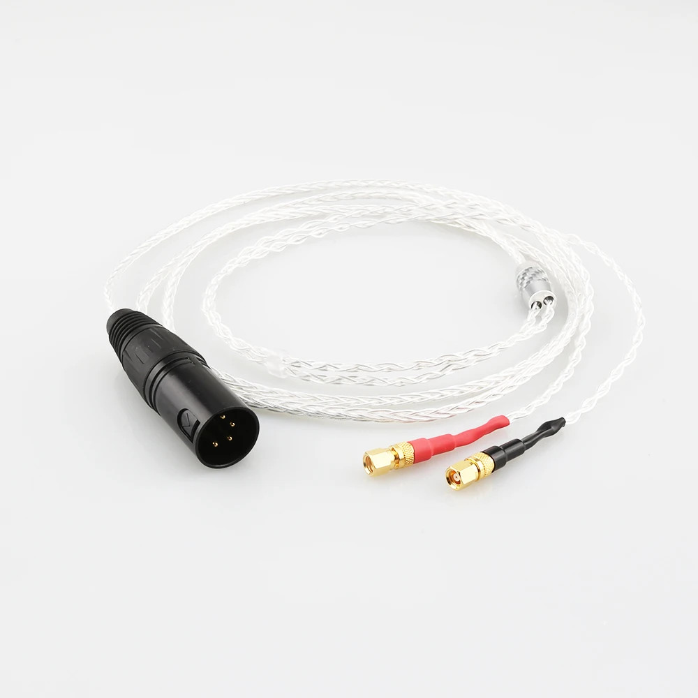8Cores OCC Headphones Upgrade Cable Replaceme for Hifiman He-5 He-6 He-500 HE560