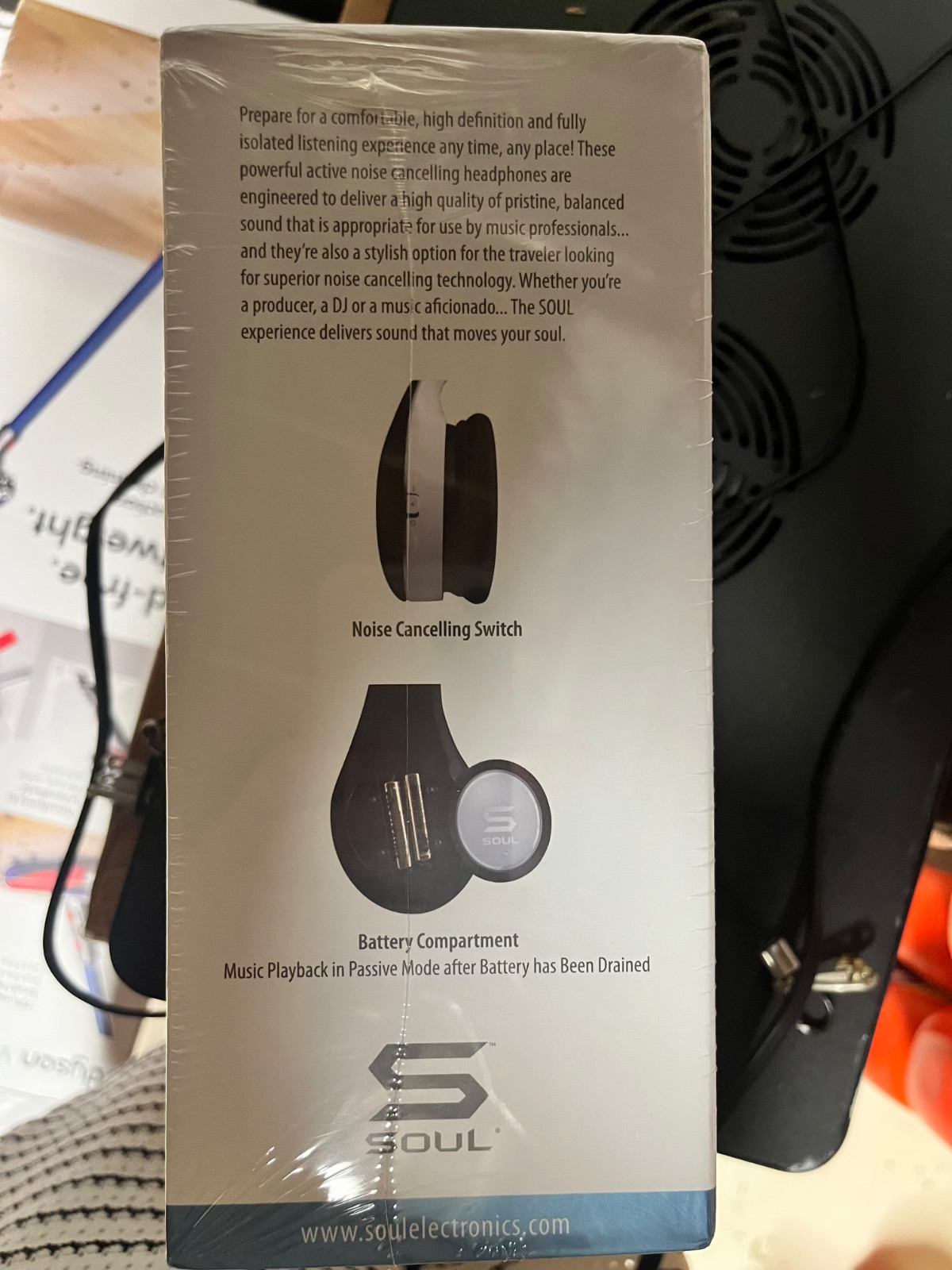 SOUL by Ludacris SL300WB High Definition Noise Canceling Headphones Black/White