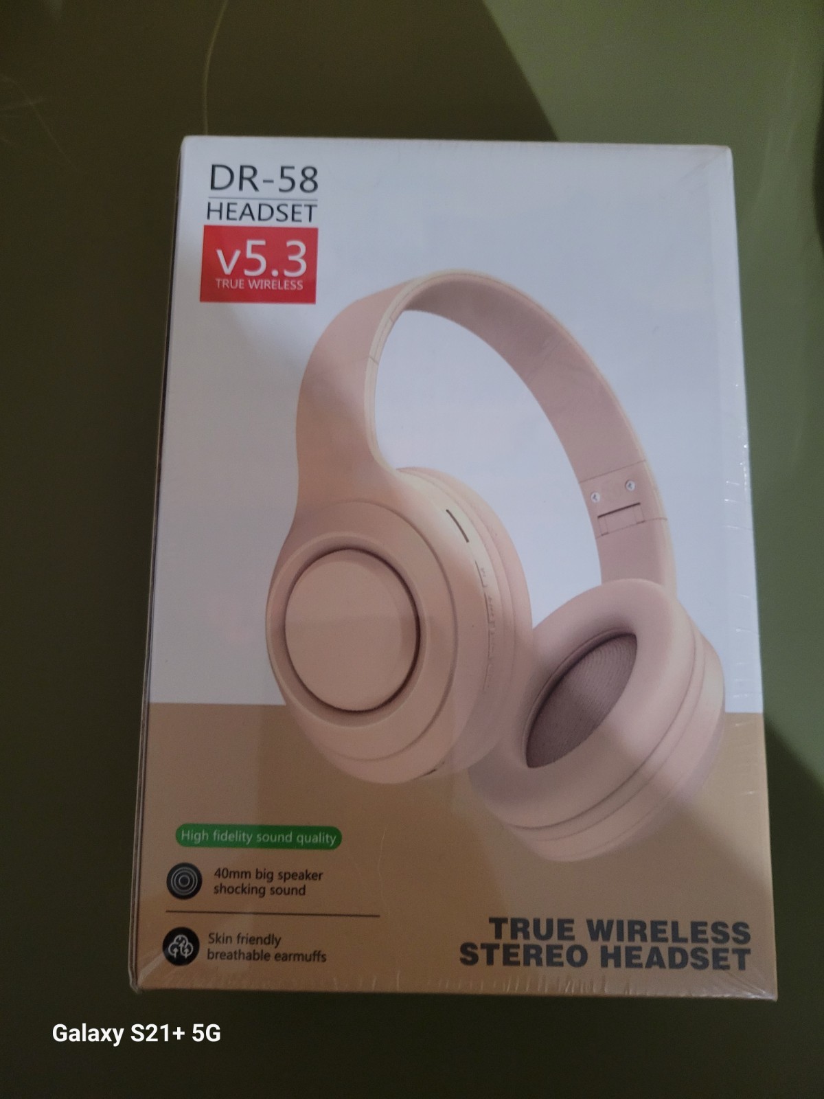 DR-58 Headset v5.3 True Wireless Headphones