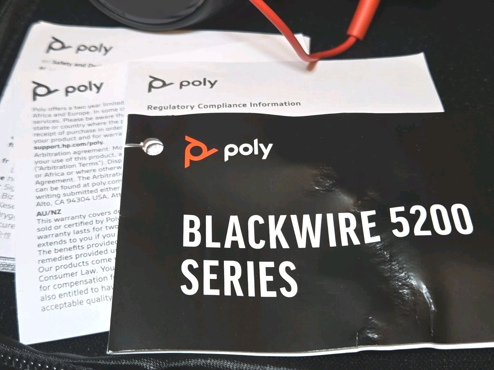 Poly Blackwire 5220 Stereo USB-C Headset+ 3.5mm Plug HP 8X231A6 New