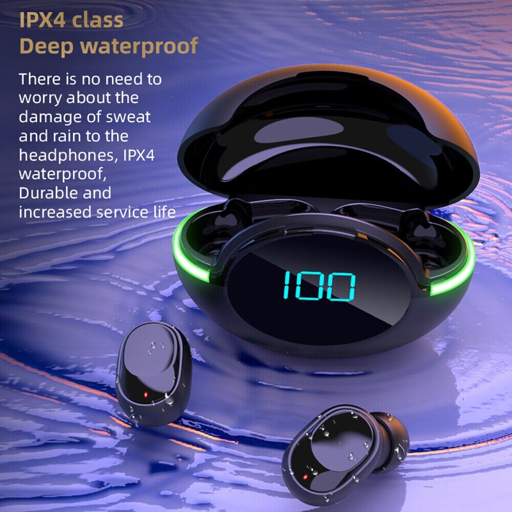 Wireless Bluetooth 5.1 Headphones Earphones Earbuds ear Y80 TWS SHIP FROM USA