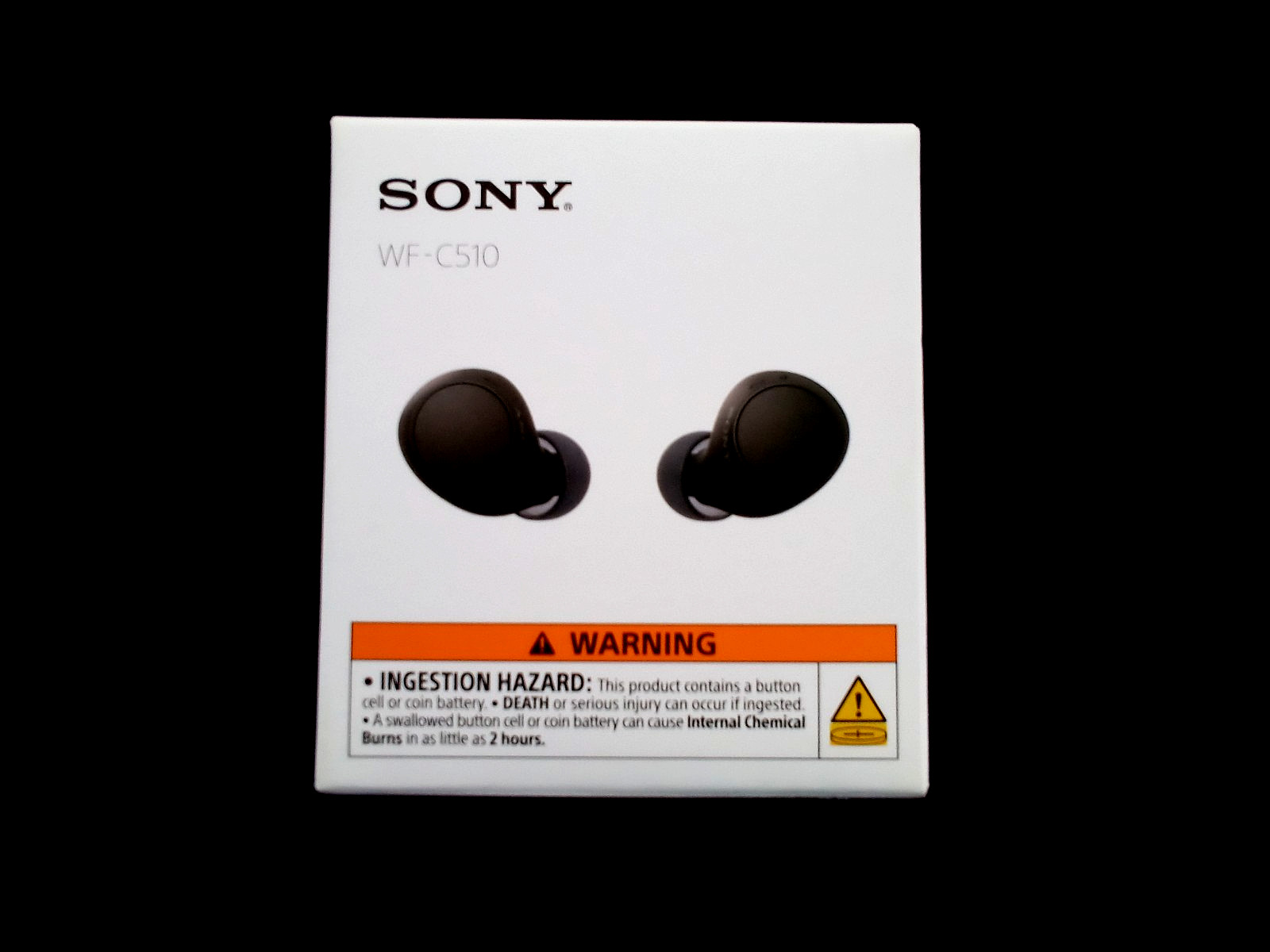 SONY WF-C510 TRULY WIRELESS IN-EAR HEADPHONES, & 22 HRS BATTERY LIFE (BLACK) NEW