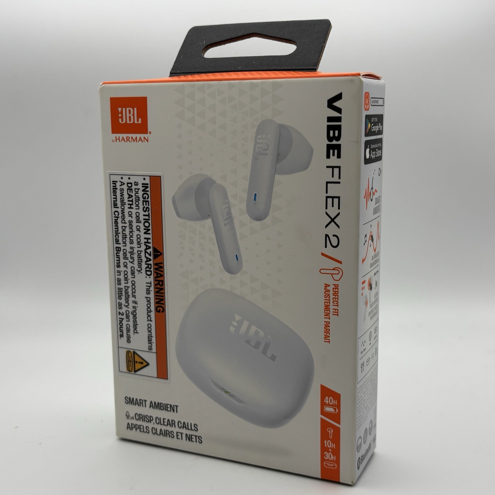 JBL Vibe Flex 2 True Wireless Earbuds Pure Bass Sound Smart Ambient NEW Sealed