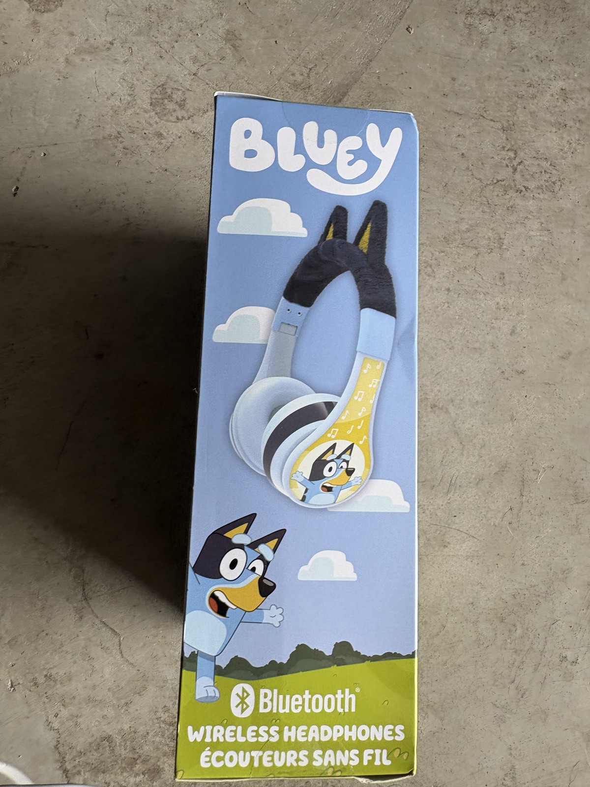 Bluey Bluetooth Wireless Headphones for Kids w/ Volume Limit & Detachable Cable