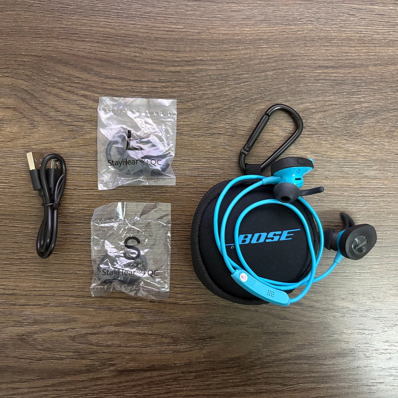 Bose SoundSport In-Ear Headphones Wireless Bluetooth Earphones Earbuds Blue us