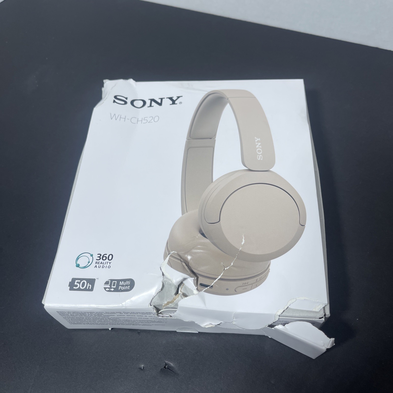 Sony WH-CH520 Over Ear Wireless Bluetooth Headphones WHCH520