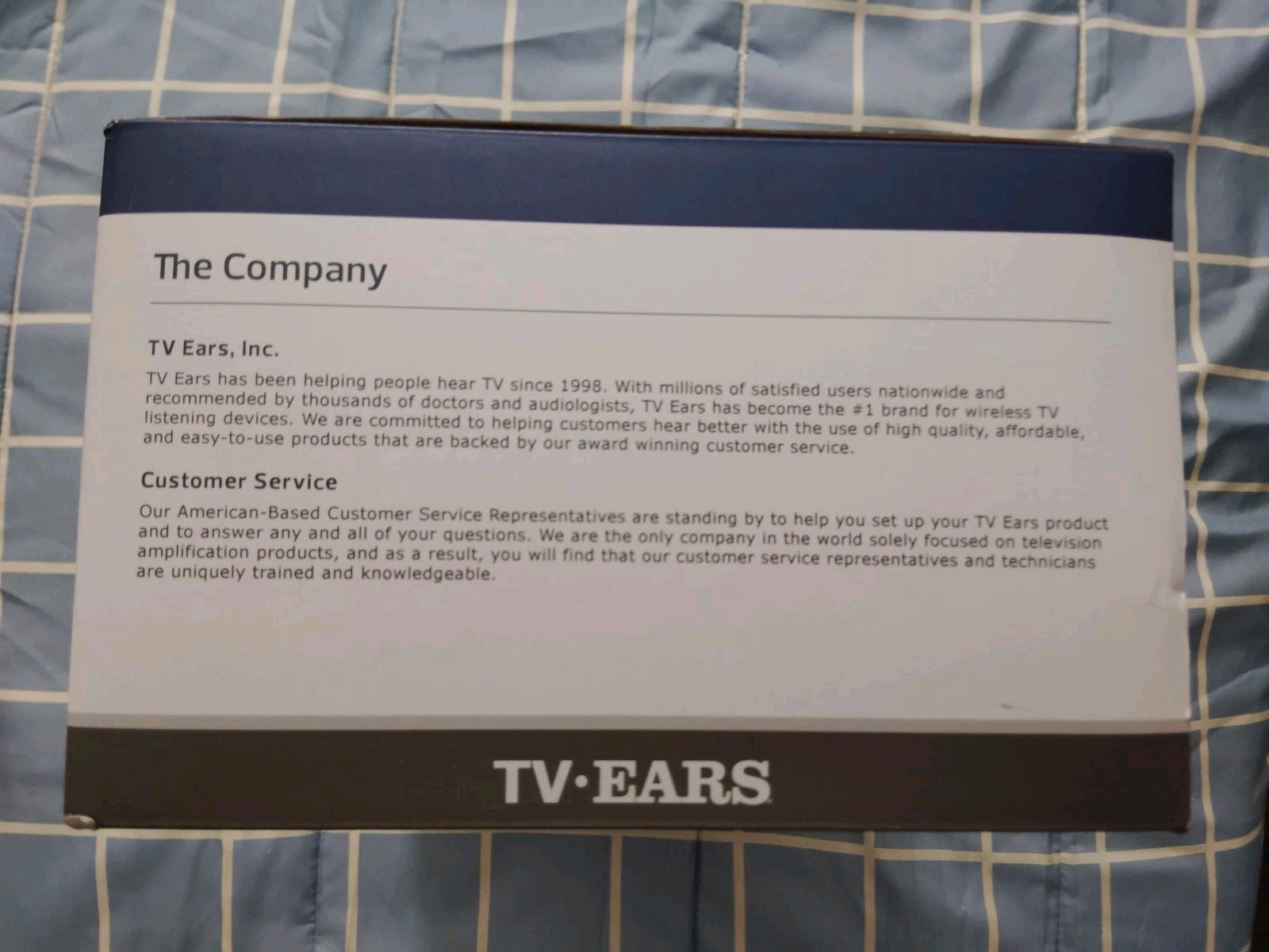 COMPLETE SET TV Ears 5.0 Wireless Speaker, 2 Headsets for People w Hearing Loss