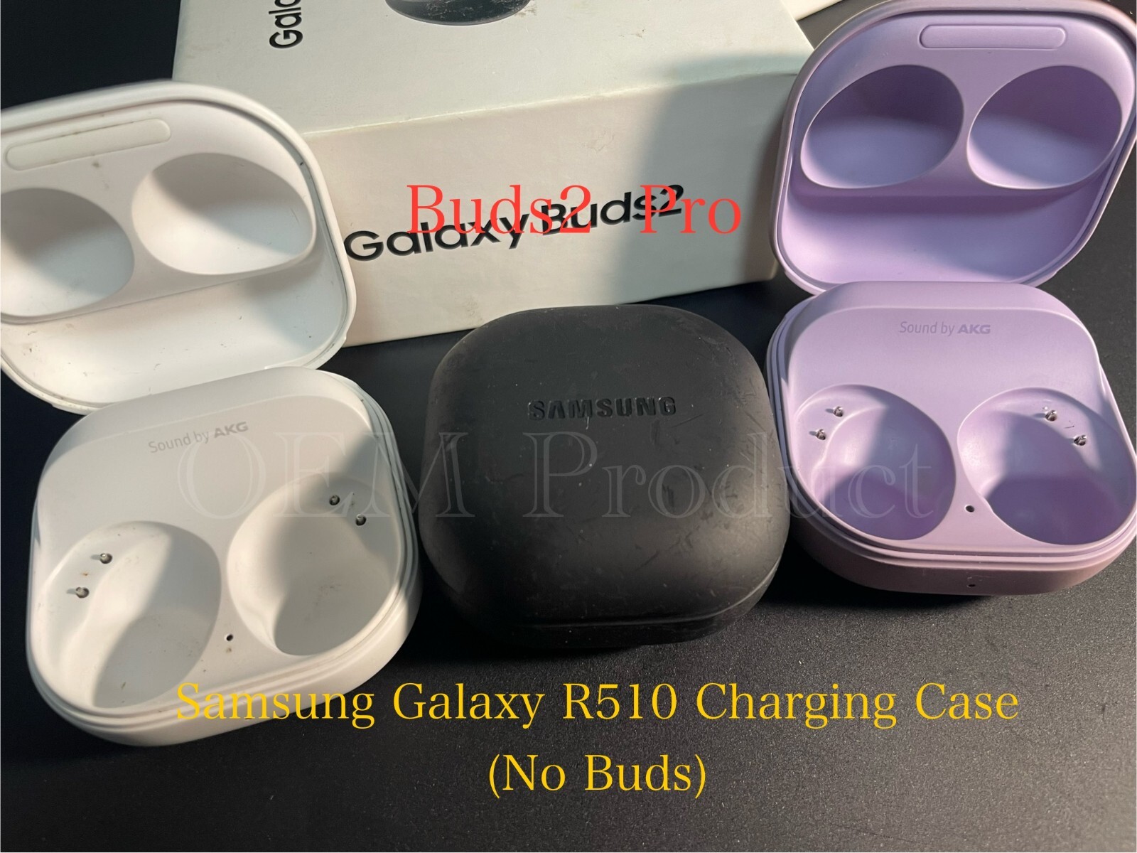 Original Samsung Buds2 PRO SM-R510 Replacement Charging Case –USED (Free Cable)