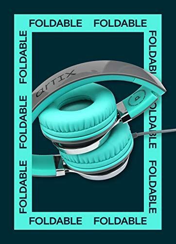 Artix CL750 Wired Headphones with Microphone and Volume Control, On Ear Stereo N