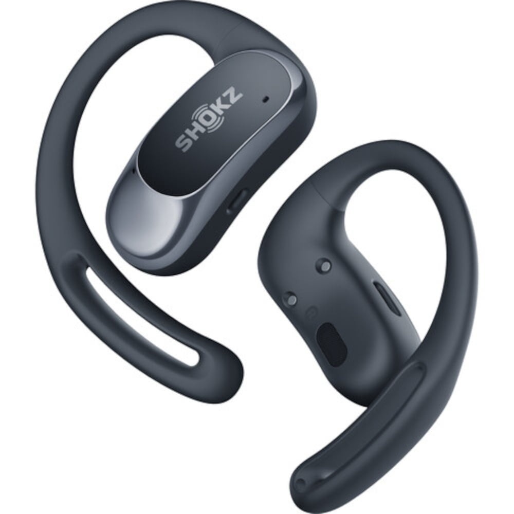 Shokz OpenFit Air Open-Ear True Wireless Earbuds, Black, Lightweight Sporty ~ H