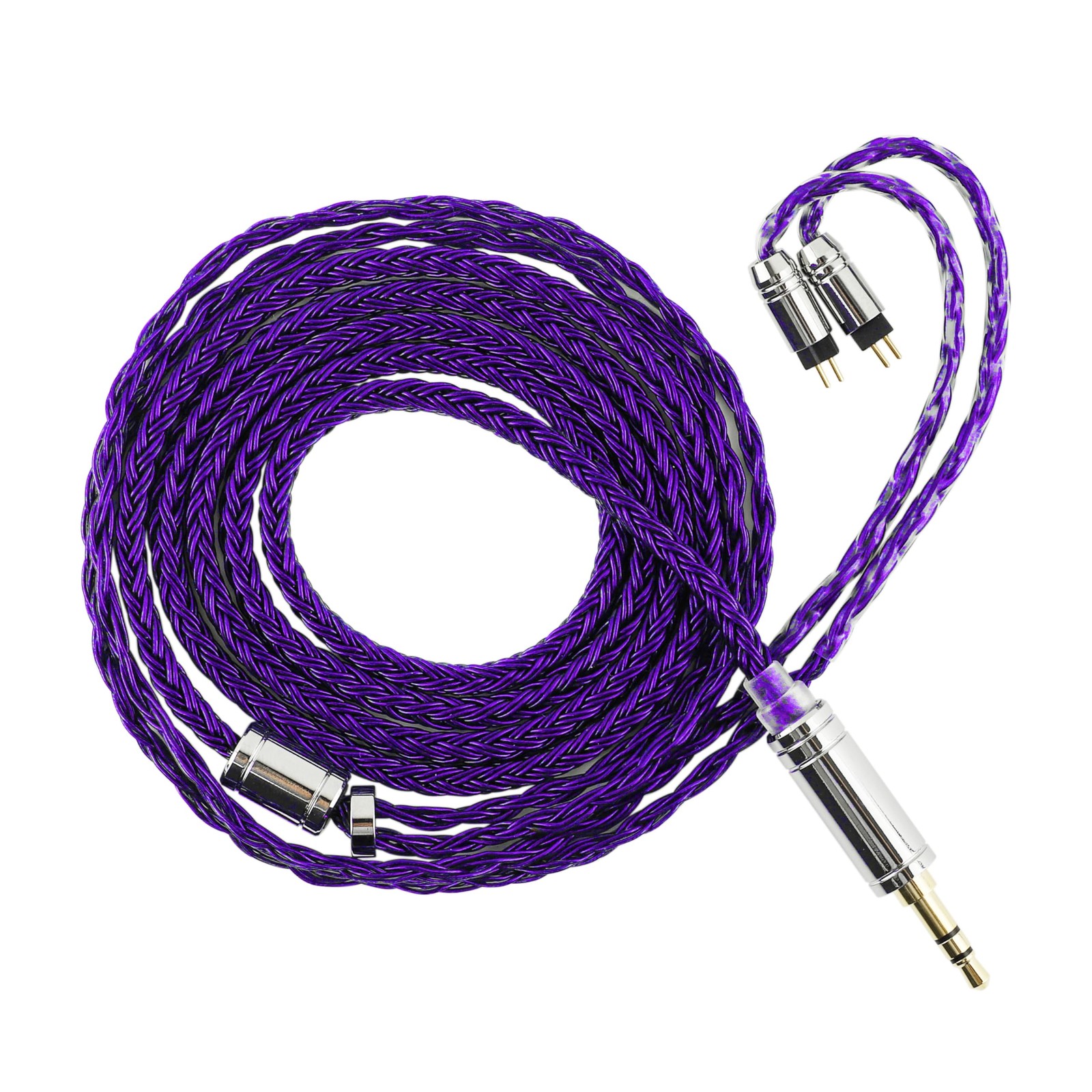 Linsoul Tripowin Zonie 16 Core Silver Plated IEM Cable, 2pin 0.78mm, 3.5mm | 1.2