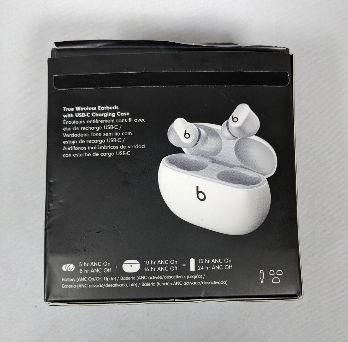 Beats Studio Buds-True Wireless Noise Cancelling Earbuds (White)