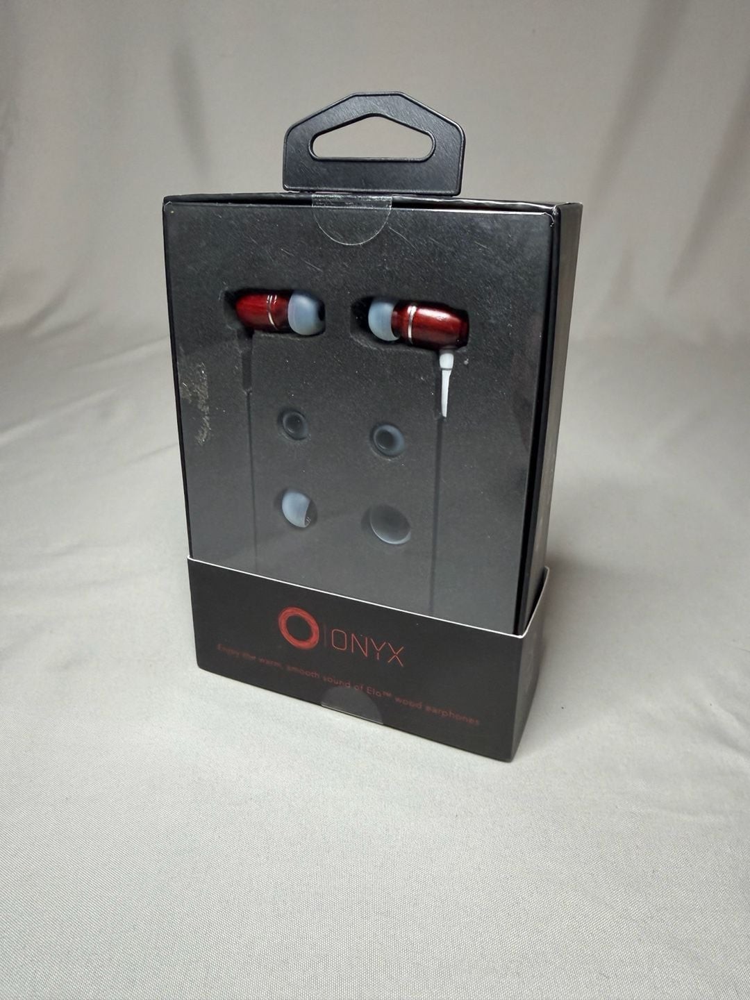 Onyx Elo Wired Wood In-Ear Headphones (white)