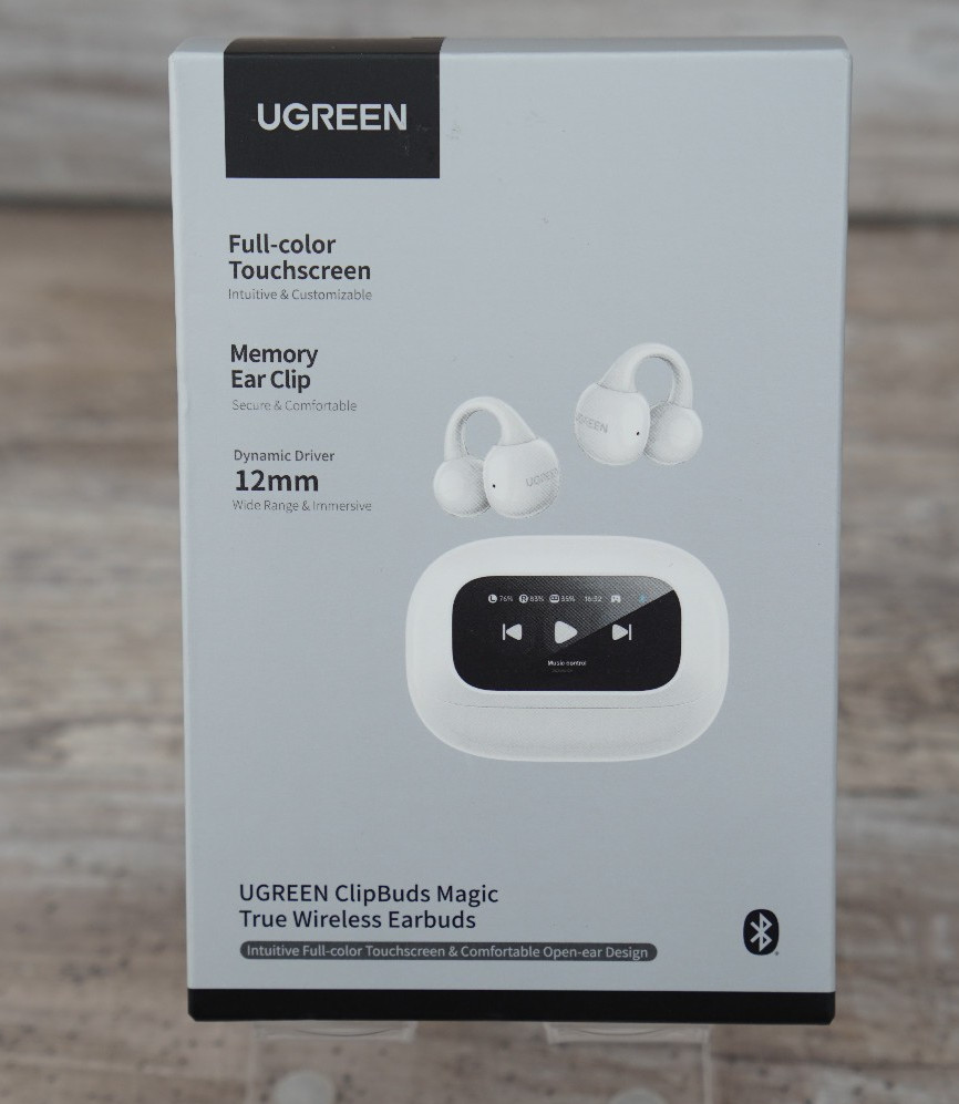 UGREEN ClipBuds Magic True Wireless Earbuds Touchscreen Case Bluetooth 5.4 NEW