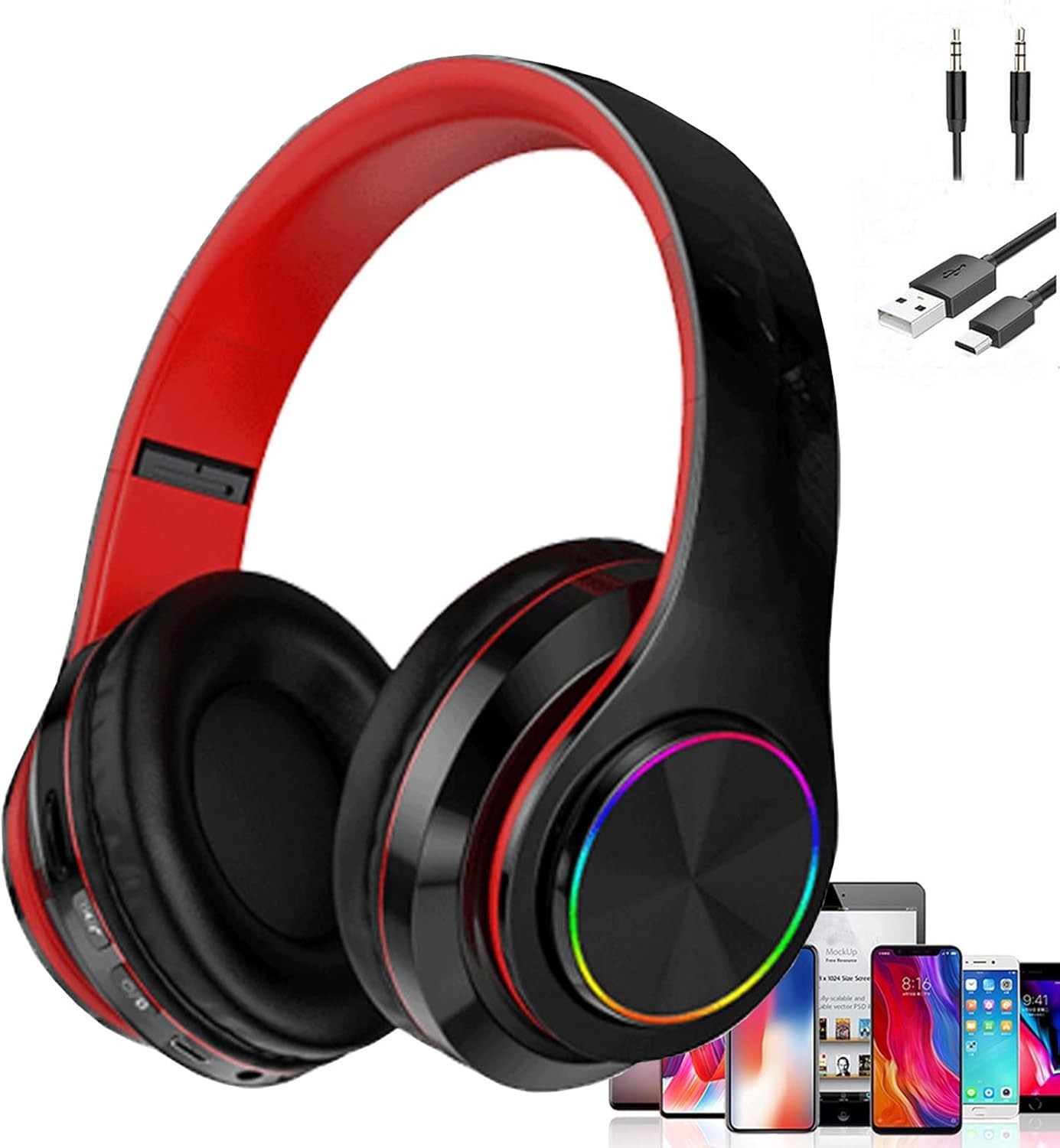 HIFI Stereo Foldable Lightweight Headphones, for Classroom,Home,Gift,Tablet Game