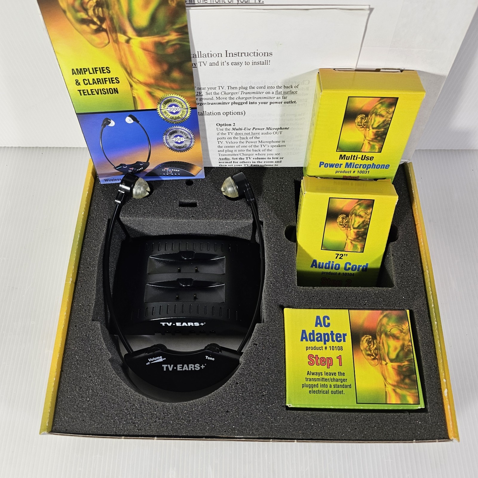 TV EARS, The Ultimate TV Listening System, Wireless Headset FOR PARTS OR REPAIR