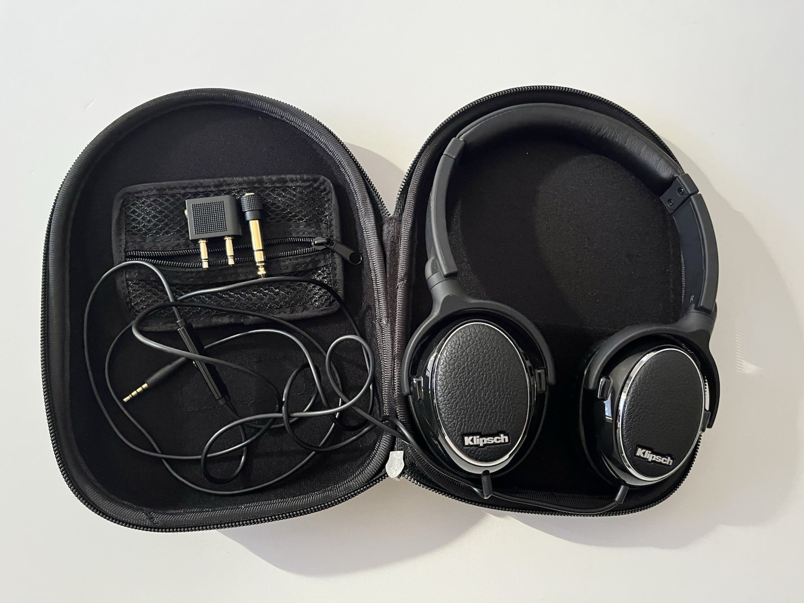 UNUSED KLIPSCH IMAGE ONE OVER EAR WIRED HEADPHONES W/ CASE AUDIOPHILE