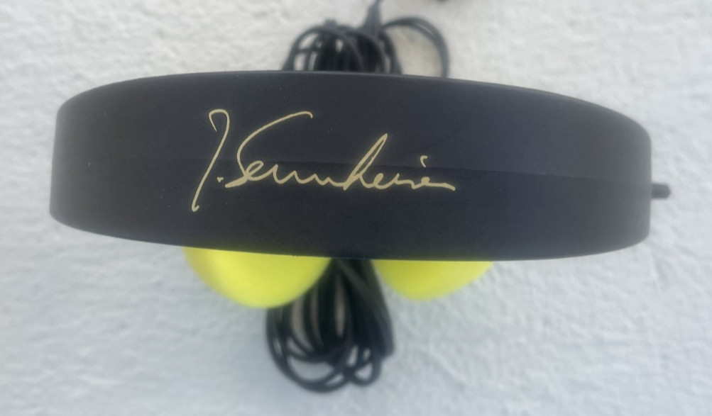 Sennheiser HD 414 50th Annivers Ltd. Ed. Headphones/New Earpads GREAT SOUND EPOC