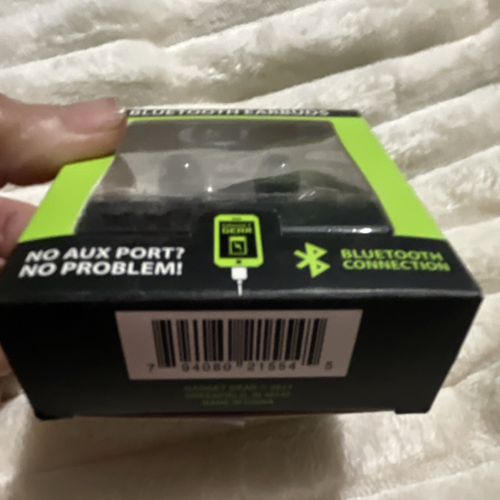 Gadget Gear 4812 Wireless Bluetooth Earbuds Built-In Mic Black In-Ear