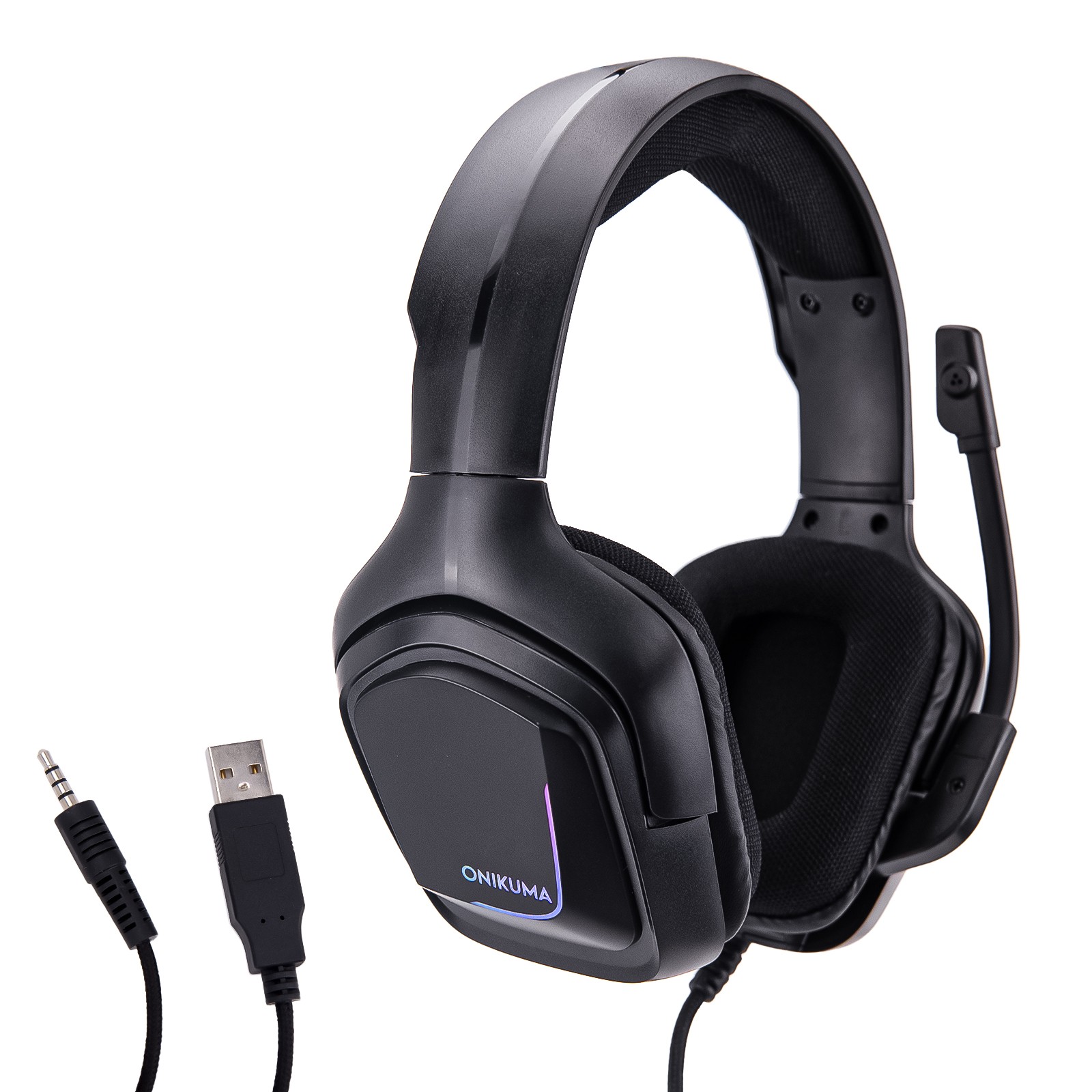 New 3.5mm Gaming Headset Bass Surround Headphones with Mic For PC PS4 PS5 Xbox