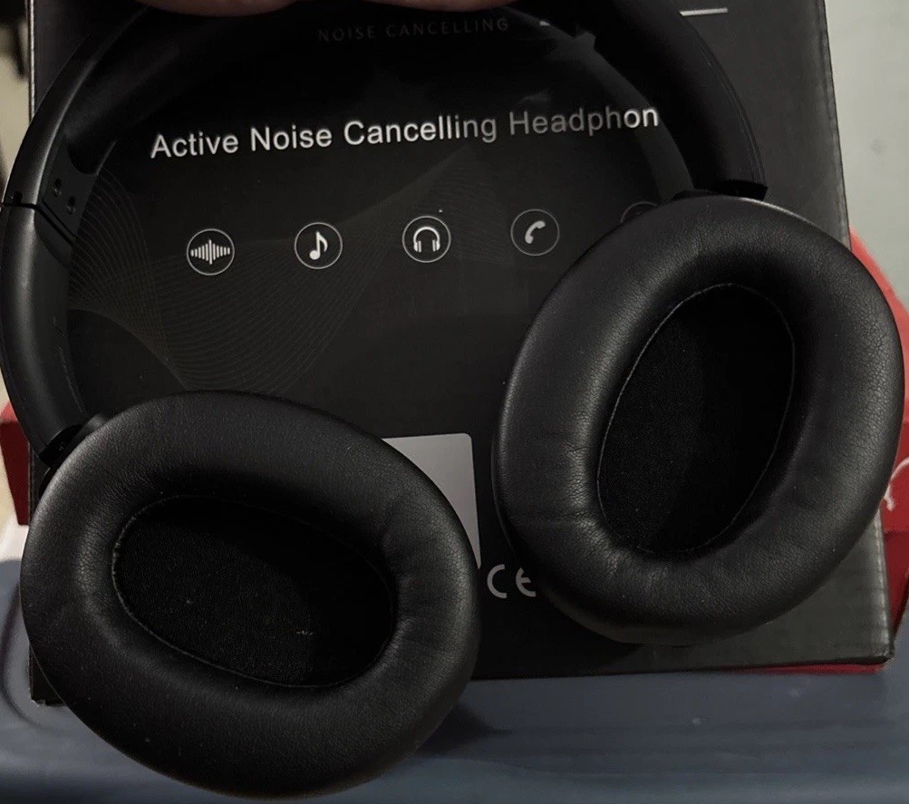 VibeAudio E11 ANC Active Noise Cancelling Bluetooth Wireless Headphones