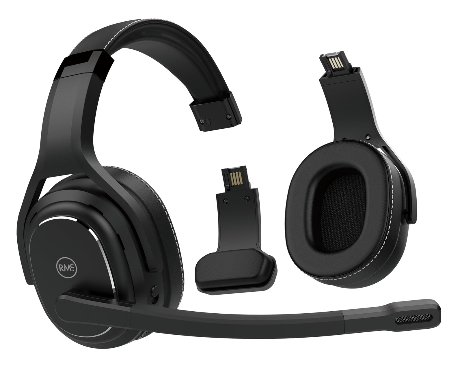 ClearDryve 220 Premium 2-in-1 Wireless Headset for Clear Calls with Noise Can…