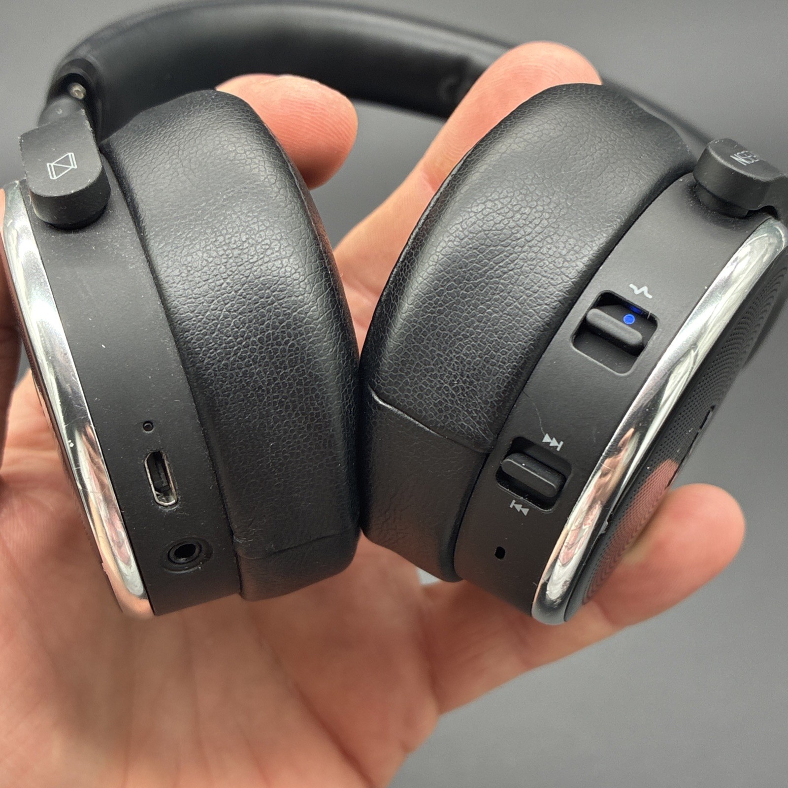 AKG N60NC Bluetooth Wireless Noise Cancelling Headphones Black Tested