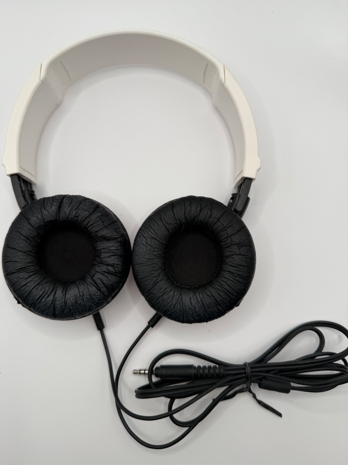 Philips SHL3000WT Headband Headphones White Adjustable Tested Works