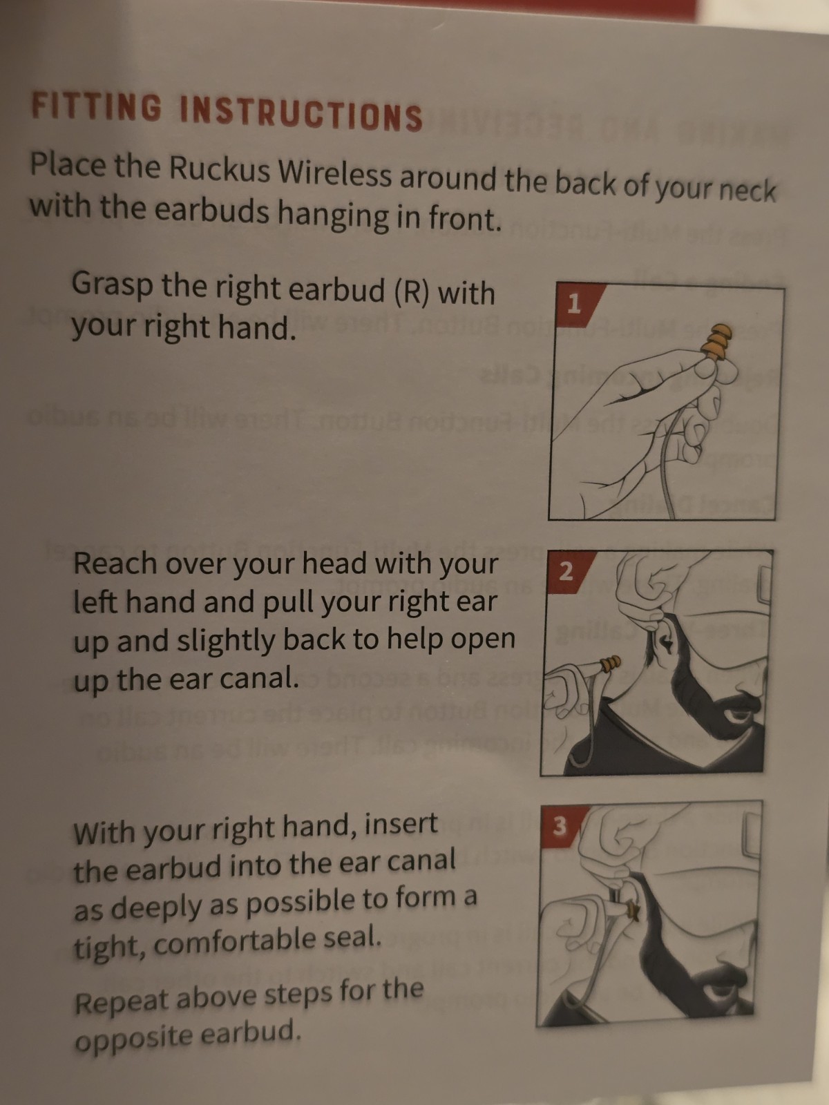 Elgin Ruckus Wireless Bluetooth Earplug Headphones 25 dB Noise Isolating Earbuds