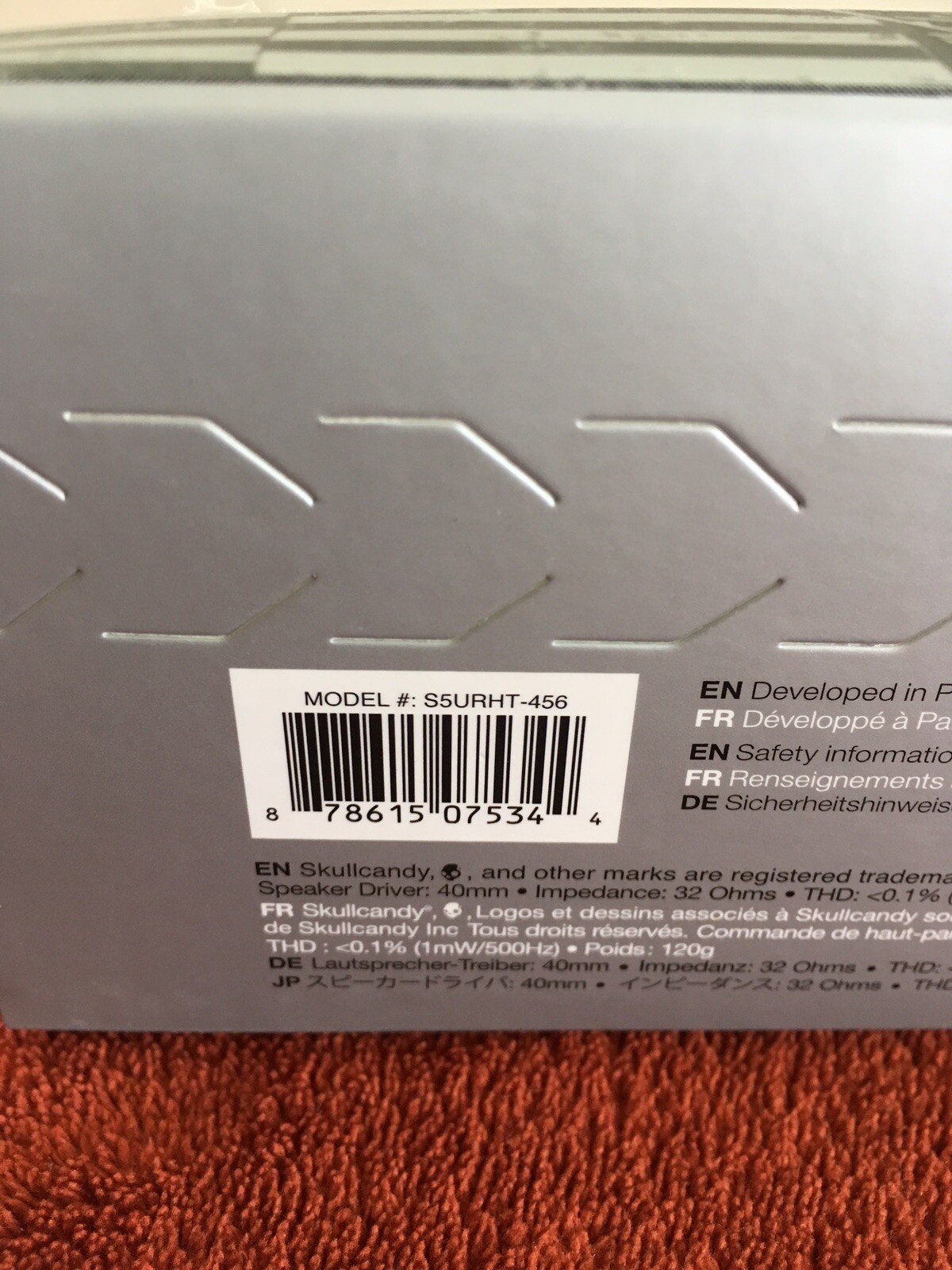 NEW SEALED Skullcandy S5URHT-456 Uproar Headphones – Black/Gray